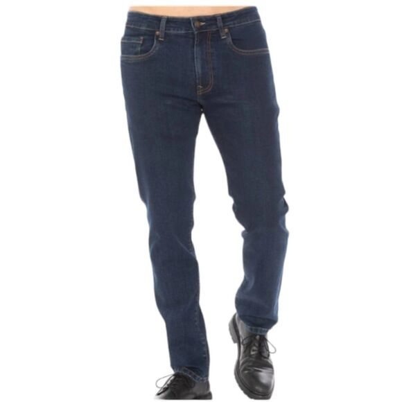 NWT Hawk's Bay Straight Fit Jeans dark blue wash size 30 premium denim